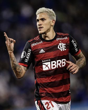18º - Pedro - 15 gols em 26 jogosNo jogocontra o Vélez Sarsfielf, o Flamengo venceu a partida por 4 a 0, com 3 gols dePedro. Com o hat-trick, o centroavante alcançou a marca de 11 gols naLibertadores e é o atual artilheiro da temporada