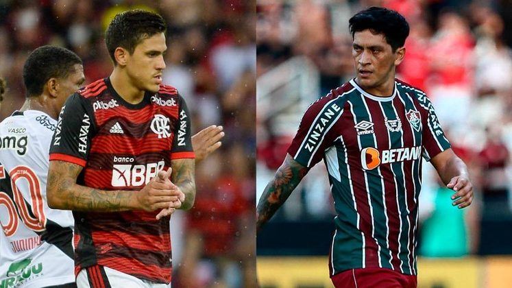 Pedro (Flamengo) x Germán Cano (Fluminense)