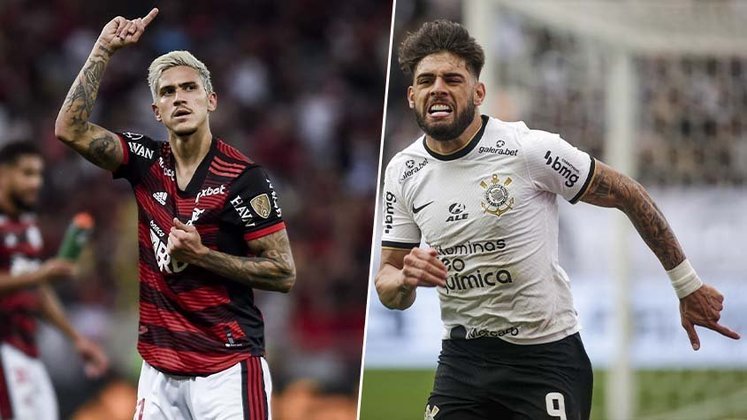 Pedro (Flamengo) x Yuri Alberto (Corinthians)