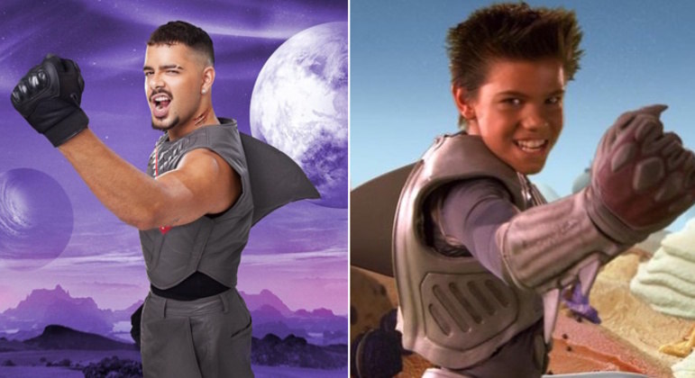 Quem se lembra desse? As Aventuras de Sharkboy e Lavagirl marcou uma geração e também foi homenageado por Pedro neste Carnaval. 