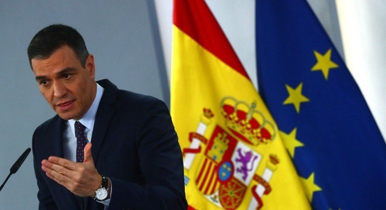 Comunicado foi feito pelo presidente do governo espanhol, Pedro Sánchez