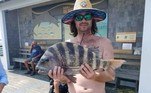 Nathan Martin mora em South Mills, na Carolina do Norte e ressaltou o caráter briguento do animal, geralmente muito apreciado por pescadores esportivos