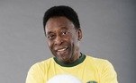 Pelé tem um total de 77 gols marcados, em 92 partidas com a camisa da seleção brasileira