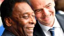 Presidente da Fifa pede estádios com o nome do Rei Pelé em todos os países do mundo
