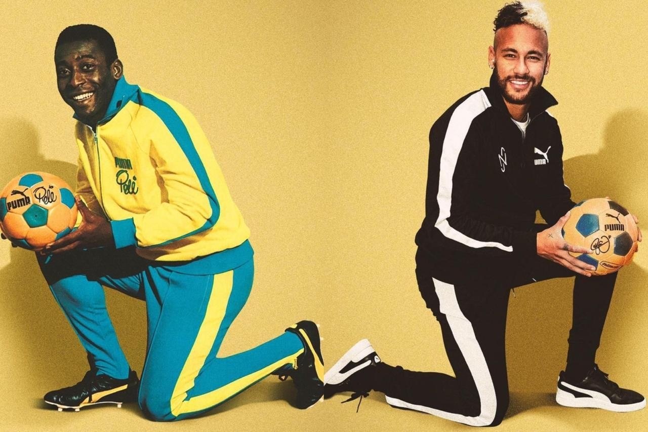 PUMA x BRAZIL: Esportes História cruzado com bom estilo.