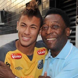 Neymar e Pelé, nada de comparações