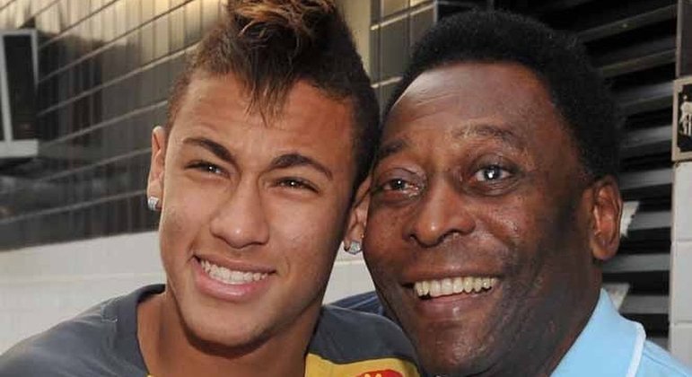 Neymar herdou camisa 10 do Rei na seleção brasileira