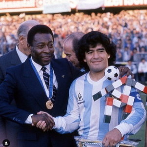 Pelé e Maradona nutriram boa rivalidade ao longo dos anos