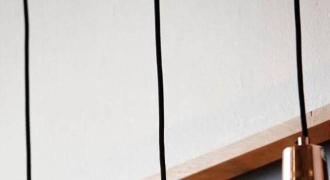 Pendente aramado cobre em diferentes formatos