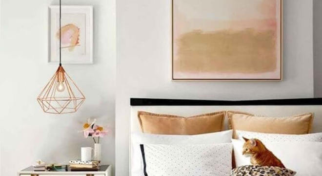 Pendente aramado para quarto