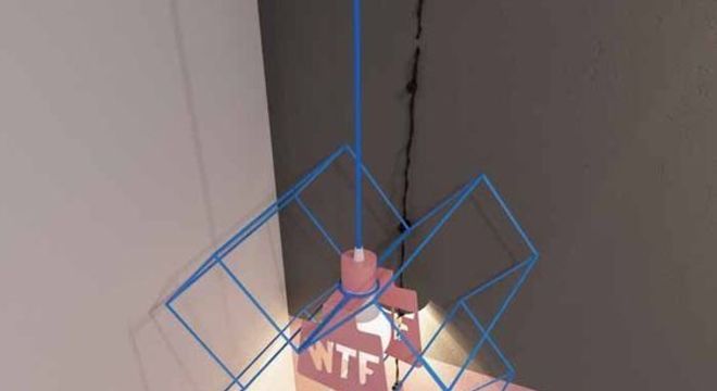 Pendentes aramados modernos para quarto fashion