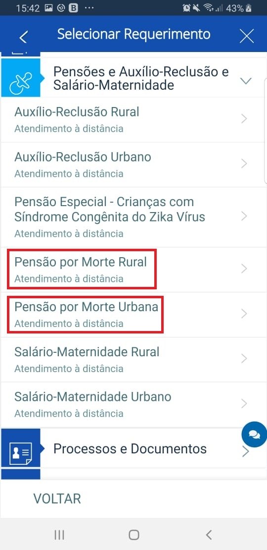 Pensão urbana ou rural?