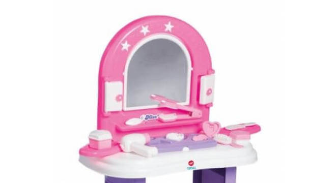 Penteadeira infantil de brinquedo para meninas