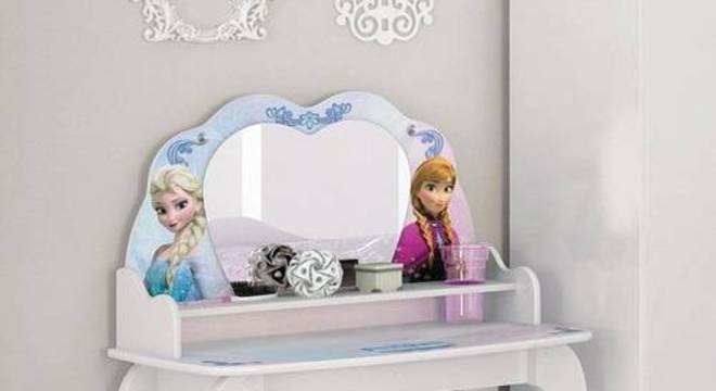 Penteadeira infantil princesas frozen