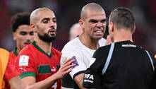 Pepe detona arbitragem após queda de Portugal: 'Pelo que vi, podem dar título à Argentina'