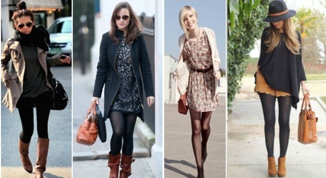 calça marrom com bota preta