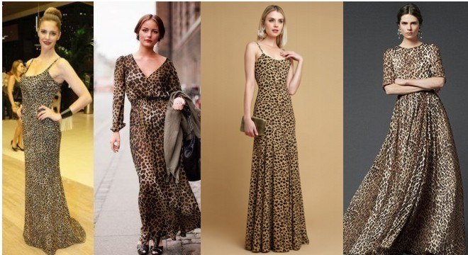 vestido animal print para casamento