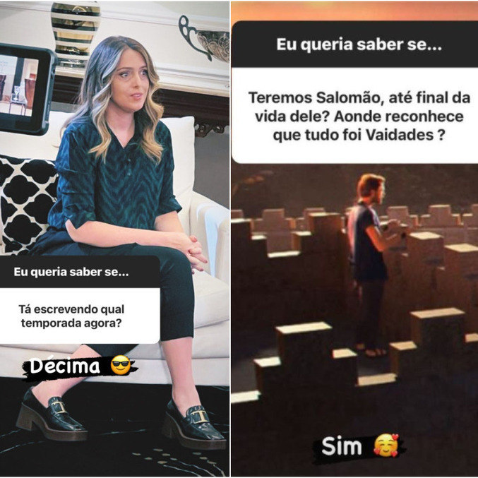 Autora conversou com seguidores e fez a revelação em seu perfil no Instagram