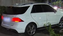 Roubo de carro de luxo termina em perseguição e acidente no ABC paulista