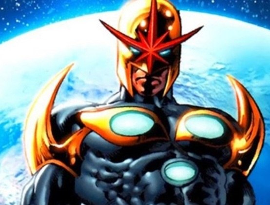 Personagem 20: Nova - Apesar de não ser um dos personagens mais conhecidos da Marvel, Nova é um dos mais poderosos. Seu nome é Richard Rider e ele foi escolhido por um alienígena para herdar seus poderes.