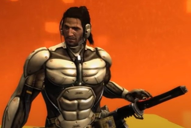 Personagem: Jetstream Sam - Seu verdadeiro nome é Samuel Rodrigues e é um cyborg do jogo Metal Gear Rising: Revengeance.