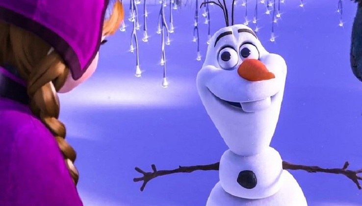 Personagem: Olaf - Filme: Frozen - Sua inocência e seu jeito extrovertido fizeram com que o filme Frozen, sucesso recente da Disney, ganhasse ainda mais destaque mundialmente. É um dos personagens mais simbólicos desse universo repleto de seres inesquecíveis. 