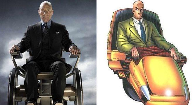 Personagens de X-Men - diferenças de versões entre filmes do universo