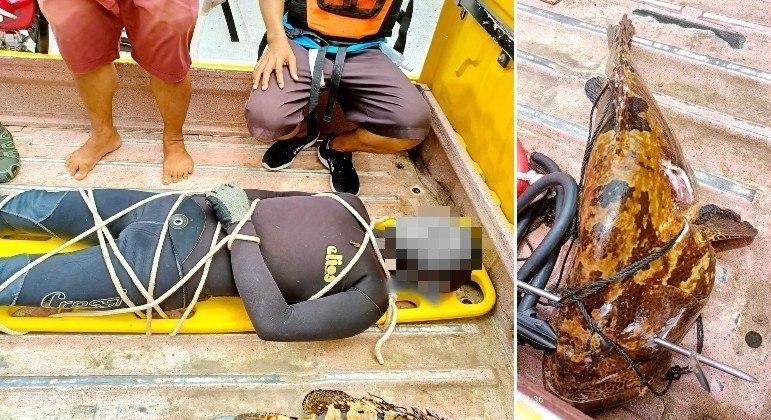 Cozinheiro escapa da morte após 3 dias no fundo do mar