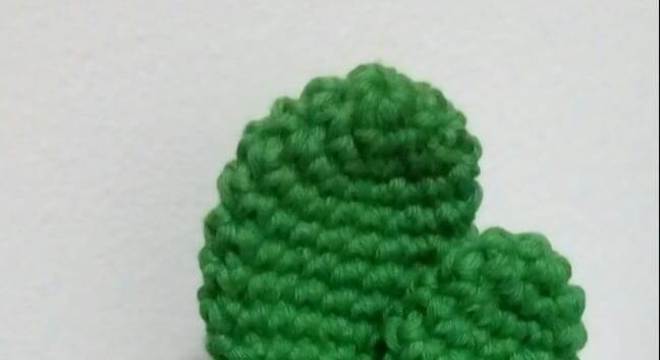 Peso de porta em crochê cacto 