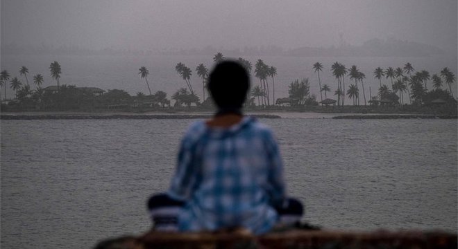 As pessoas devem evitar se expor à poeira do Saara por longos períodos 