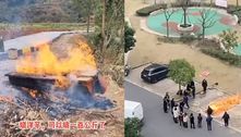 Chineses queimam mortos nas ruas em meio à explosão de casos de Covid