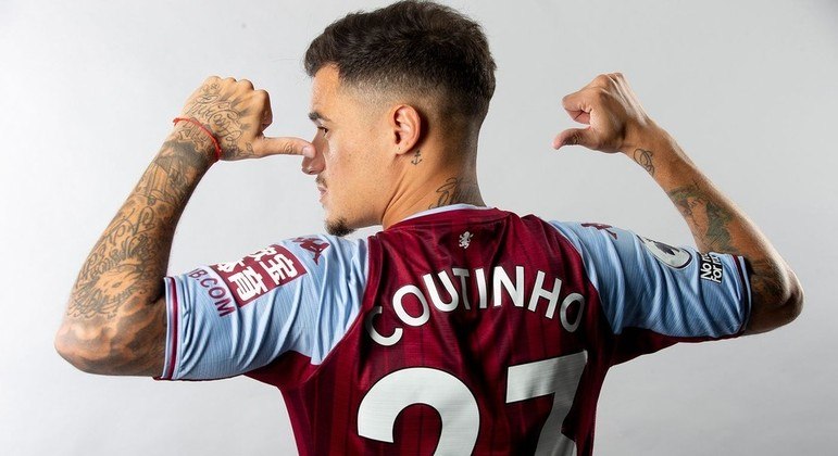 Philippe Coutinho já passou por Liverpool, Barcelona, Bayern de Munique e joga no Aston Villa desde 2021