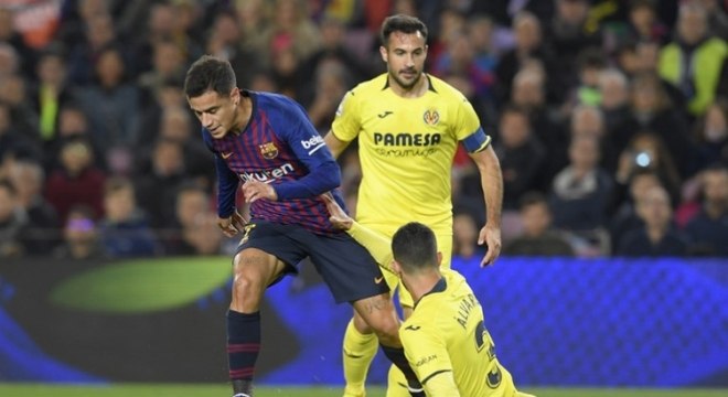 Philippe Coutinho participou de boa parte da vitória do Barcelona sobre o Villarreal por 2 a 0. O clube catalão voltou a ponta do Campeonato Espanhol