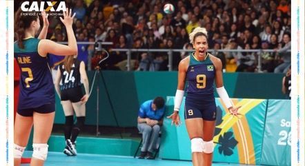 Seleção feminina de vôlei começa bem e vence Cuba na estreia nos