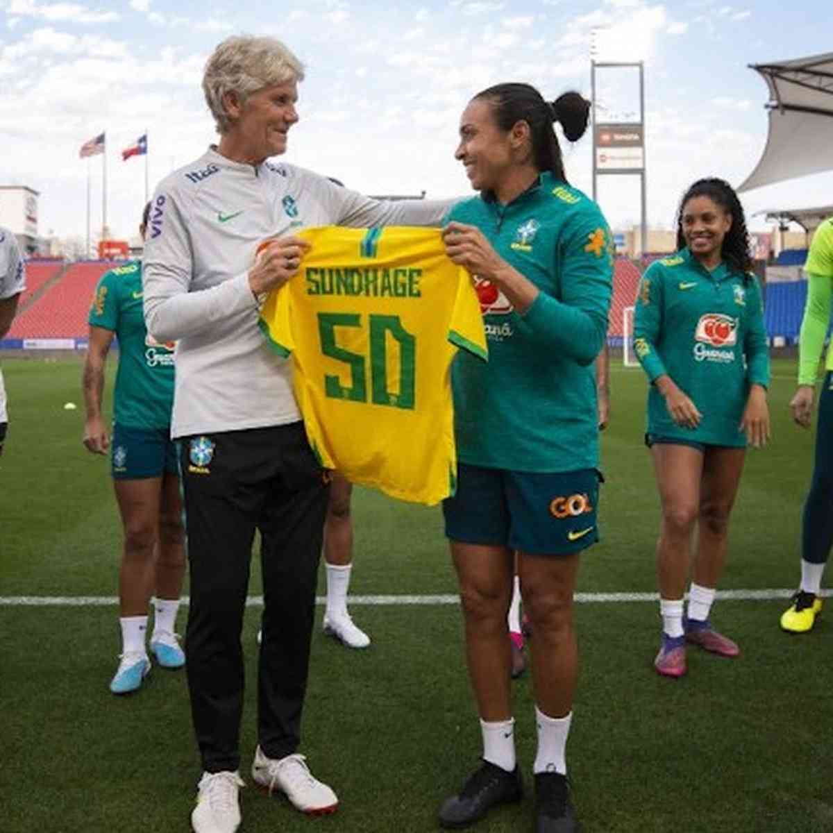 Marta não será titular absoluta de Pia. Ela será poupada para os jogos importantes, decisivos
