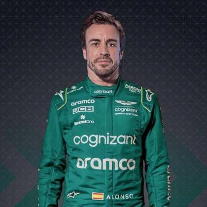 Piloto: Fernando Alonso - País: Espanha - Idade: 41 anos / Pódios: 98 - GPs disputados: 358 - Títulos Mundiais: 2 - Número do carro: 14