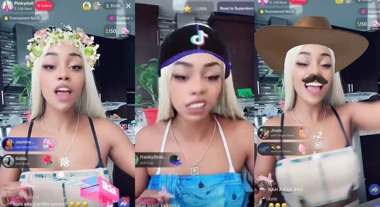 A canadense Pinkydoll é uma das pioneiras nas lives de NPC