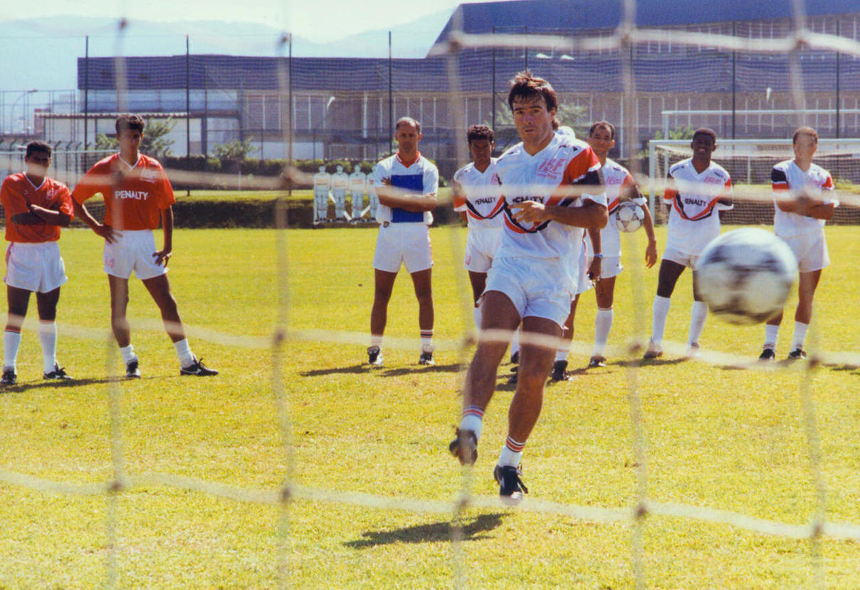 Pintado durante treino do São Paulo, em 1993
 (EPITÁCIO PESSOA/ESTADÃO CONTEÚDO -11/05/1993)