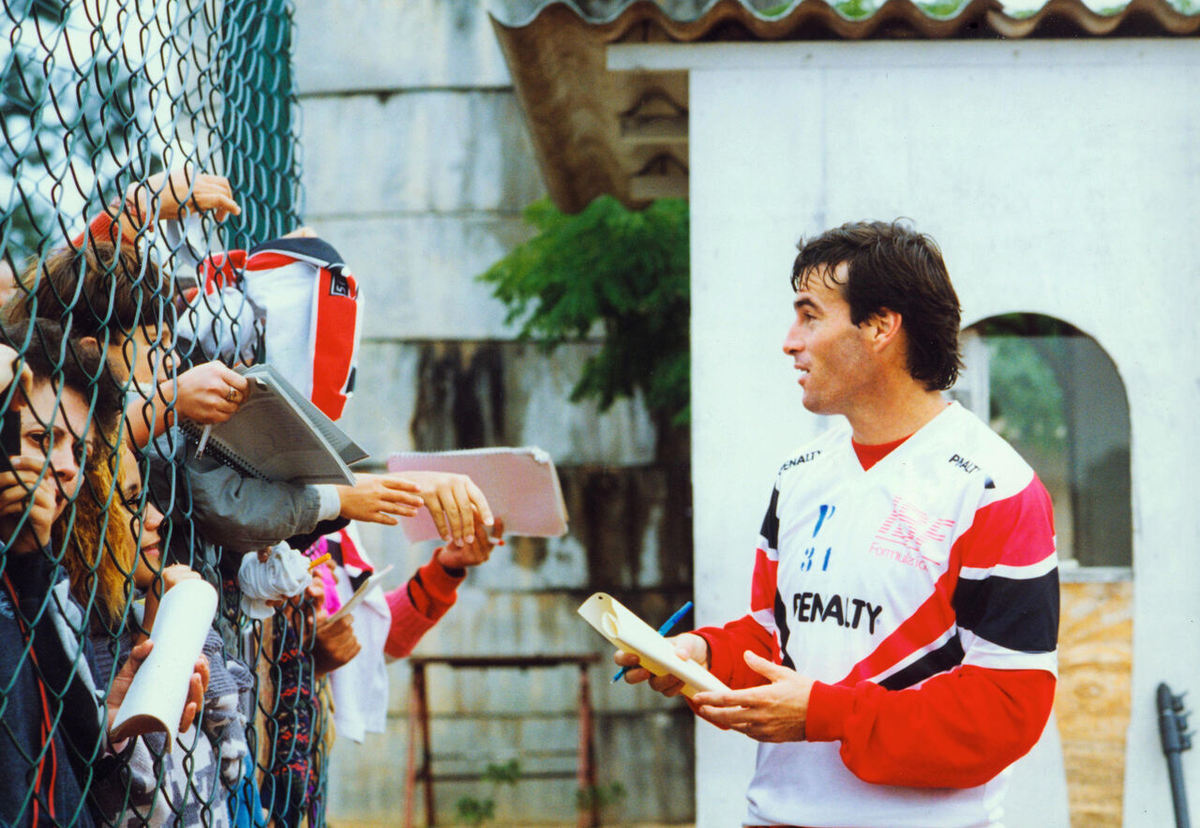 Pintado quando era jogador do São Paulo