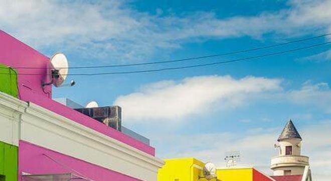 pinturas de casas coloridas 