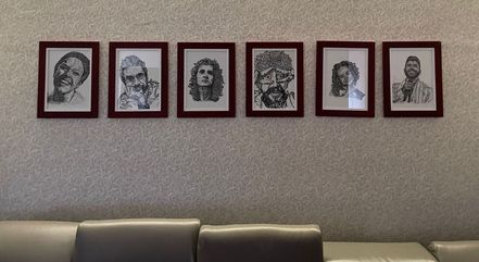 Ana Clara já desenhou imagens de outros cantores