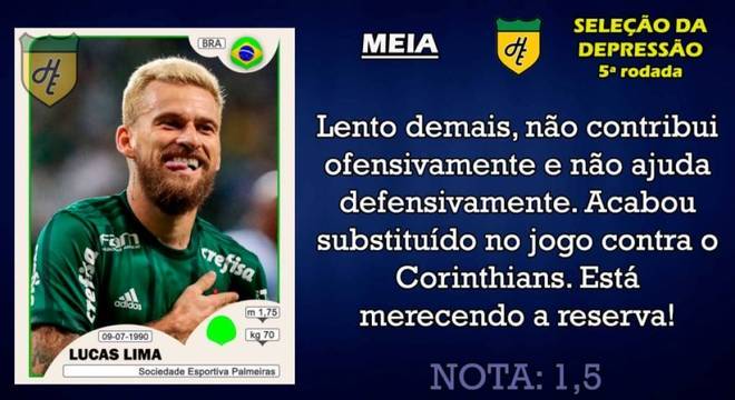 Piores da 5ª rodada: meias