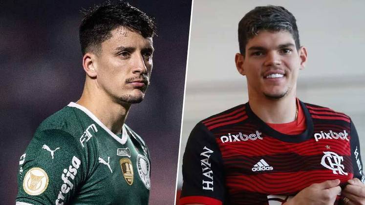 Piquerez (Palmeiras) x Ayrton Lucas (Flamengo)