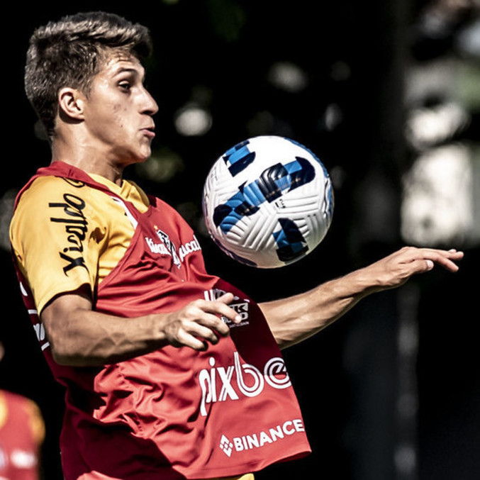 Pirani quando jogava pela Santos: empréstimo ao Cuiabá até o final da temporada 