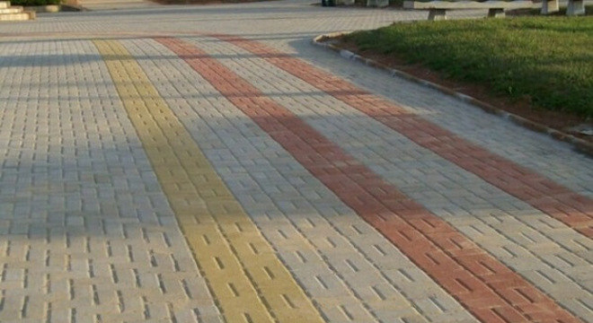 Piso para garagem com estrutura intertravada