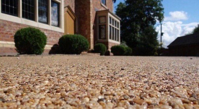 Piso para garagem do tipo fulget