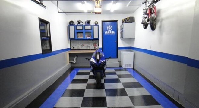 Piso para garagem emborrachado
