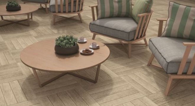 Piso para quintal de madeira