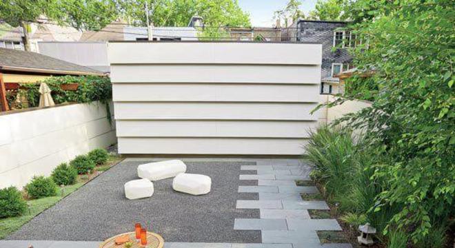 Pisos para garagem e quintal