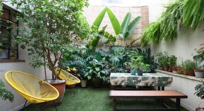 Pisos para quintal com grama